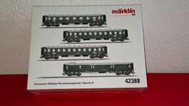 Märklin :4-teiliges Oldtimer P`wagenset 42388, neuwertig